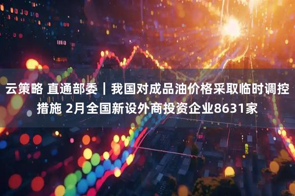 云策略 直通部委｜我国对成品油价格采取临时调控措施 2月全国新设外商投资企业8631家