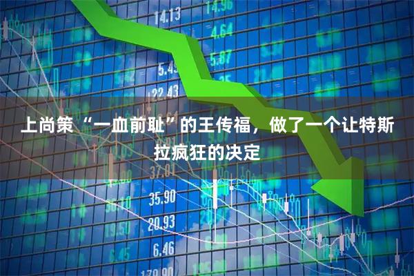 上尚策 “一血前耻”的王传福，做了一个让特斯拉疯狂的决定